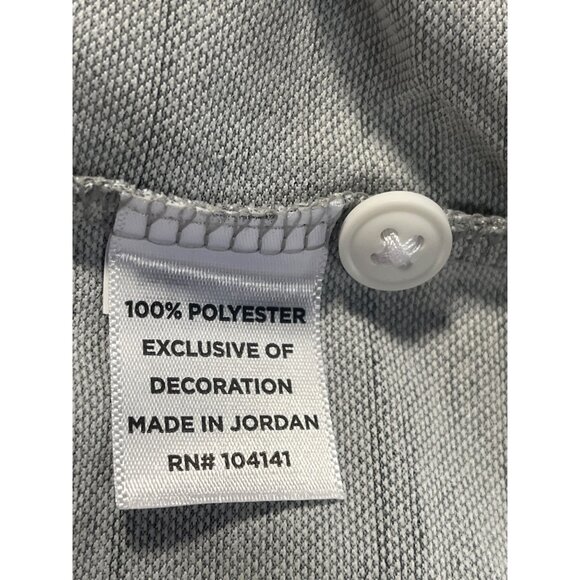 Walter Hagen Perfect 11 Clubhouse Triation Pique Golf Polo Shirt Mens XL Gray - Picture 9 of 10